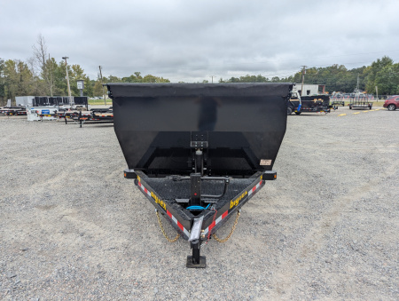 New 2026 7x14 TD Heavy Duty 15.4K Telescopic Dump w/ Slide-In Ramps & 4' Sides