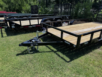 New 2025 Sure-Trac 7x16 10k Utility Trailer