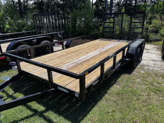 New 2025 Sure-Trac 7x16 10k Utility Trailer
