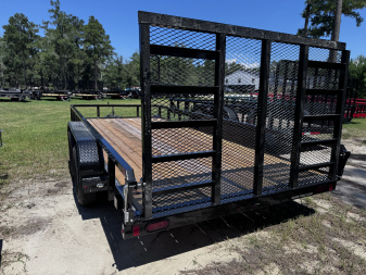 New 2025 Sure-Trac 7x16 10k Utility Trailer