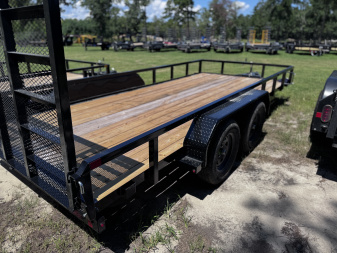 New 2025 Sure-Trac 7x16 10k Utility Trailer
