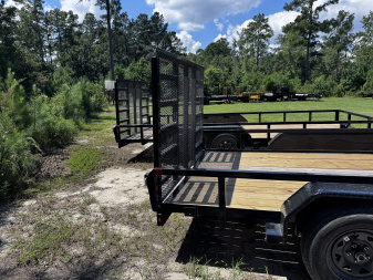 New 2025 Sure-Trac 7x16 10k Utility Trailer