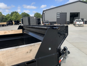 Used Twice 2026 Southland 14ft Low Profile Dump Trailer 2-7000 lb axles =14K with Ramps