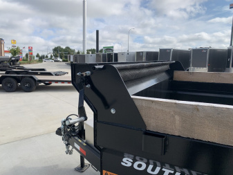 Used Twice 2026 Southland 14ft Low Profile Dump Trailer 2-7000 lb axles =14K with Ramps