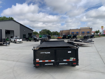 Used Twice 2026 Southland 14ft Low Profile Dump Trailer 2-7000 lb axles =14K with Ramps