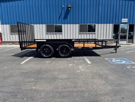 New 2026 Tru 7'x14' Utility Rail 7k Trailer