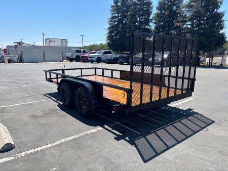 New 2026 Tru 7'x14' Utility Rail 7k Trailer