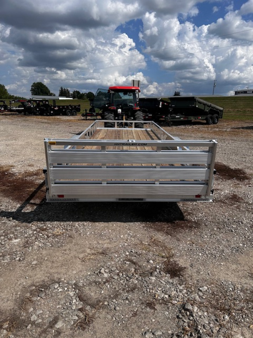 New 2026 H&H Trailers 82X22 ALUMINUM BI-FOLD GATE Utility Trailer