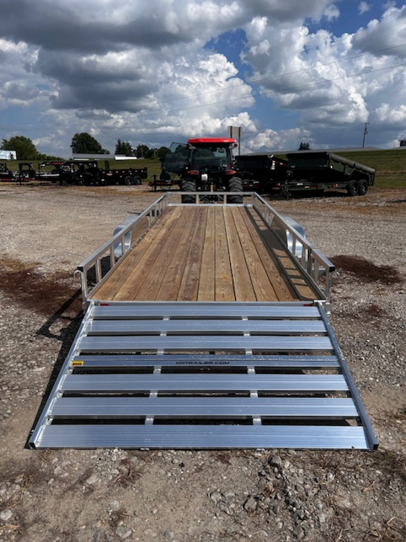 New 2026 H&H Trailers 82X22 ALUMINUM BI-FOLD GATE Utility Trailer