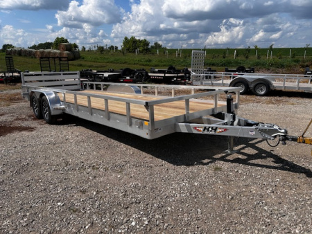 New 2026 H&H Trailers 82X22 ALUMINUM BI-FOLD GATE Utility Trailer
