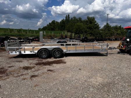 New 2026 H&H Trailers 82X22 ALUMINUM BI-FOLD GATE Utility Trailer