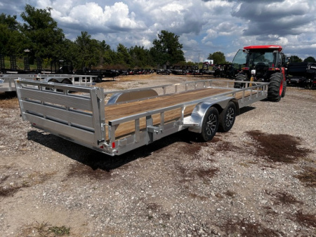 New 2026 H&H Trailers 82X22 ALUMINUM BI-FOLD GATE Utility Trailer