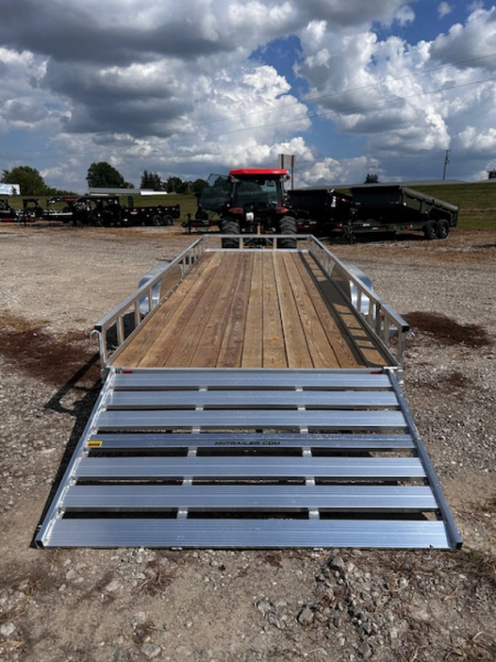 New 2026 H&H Trailers 82X22 ALUMINUM BI-FOLD GATE Utility Trailer