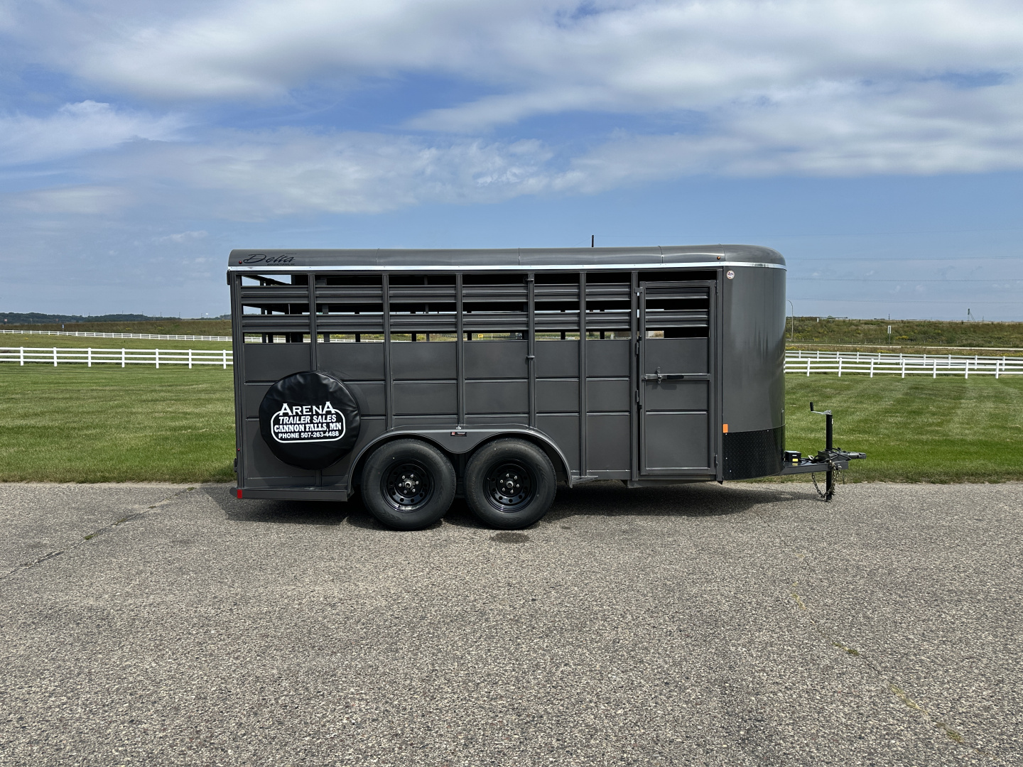 Used 2023 Delta Mfg 16' BP Stock / Stock Combo Trailer