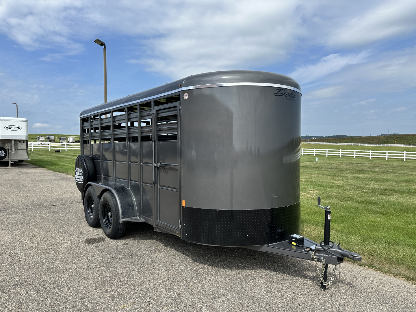 Used 2023 Delta Mfg 16' BP Stock / Stock Combo Trailer