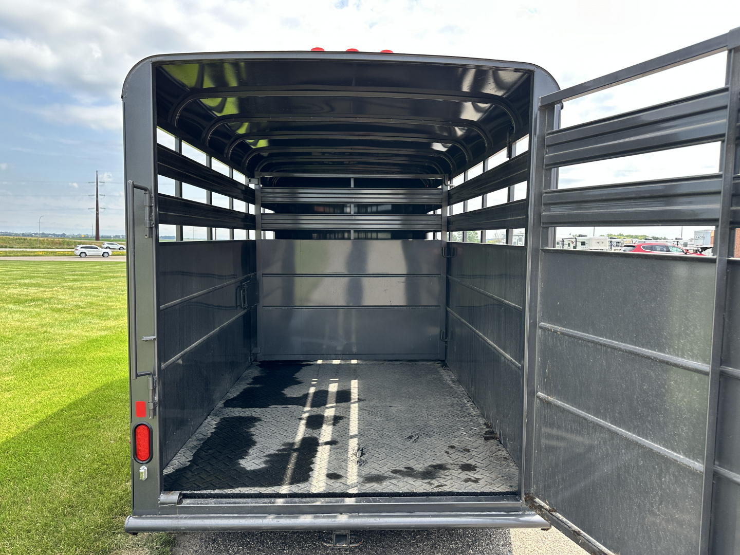 Used 2023 Delta Mfg 16' BP Stock / Stock Combo Trailer