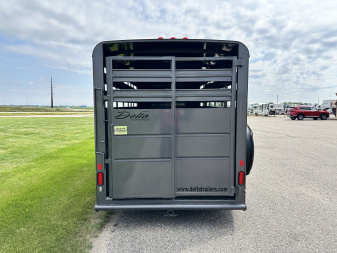 Used 2023 Delta Mfg 16' BP Stock / Stock Combo Trailer