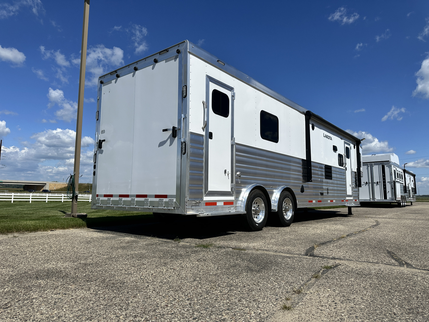 New 2026 Lakota 14' Toy Hauler 13' LQ ATV Trailer