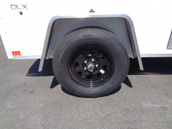 New 2026 Pace American * Out Back DLX * 5x8 V-Nose Single Axel Cargo Trailer w/ Rear Ramp Door