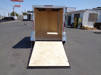 New 2026 Pace American * Out Back DLX * 5x8 V-Nose Single Axel Cargo Trailer w/ Rear Ramp Door