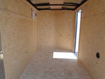 New 2026 Pace American * Out Back DLX * 5x8 V-Nose Single Axel Cargo Trailer w/ Rear Ramp Door