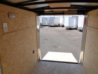 New 2026 Pace American * Out Back DLX * 5x8 V-Nose Single Axel Cargo Trailer w/ Rear Ramp Door