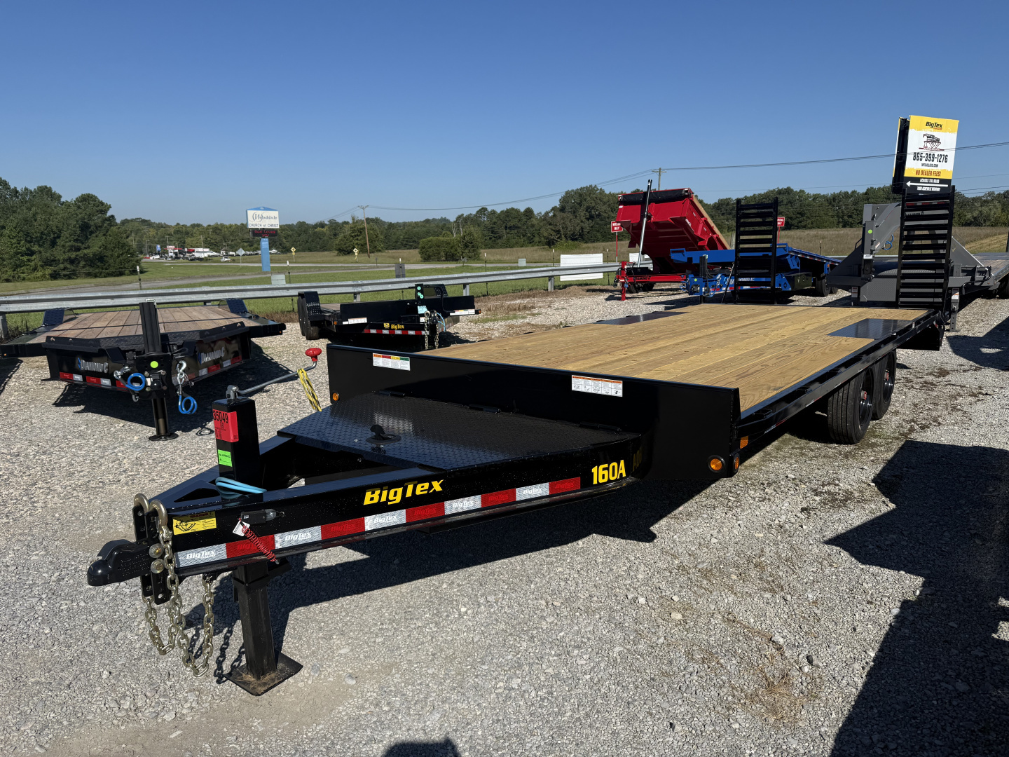 New 2026 Big Tex Trailers 16OA Deckover Trailer 102”X24’ 17.5K G..V.W.R.