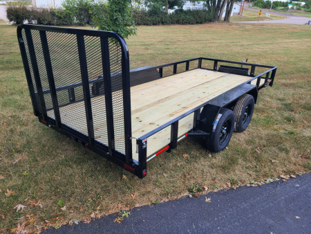 New Heartland 82x16' UTILITY - 1 BRAKE, 4' GATE, TOOL BOX