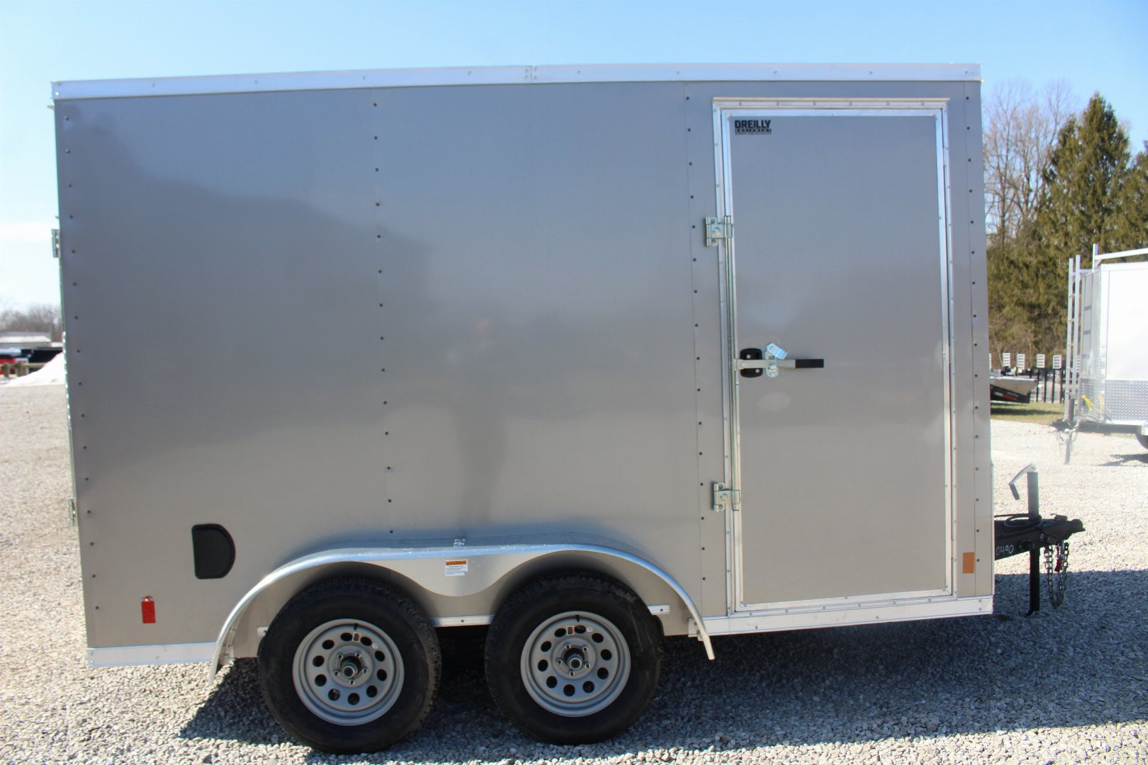 New 2026 Darkhorse Cargo 7' x 12' Enclosed Trailer - Ramp Door - 7' Interior Height - 7000# GVW