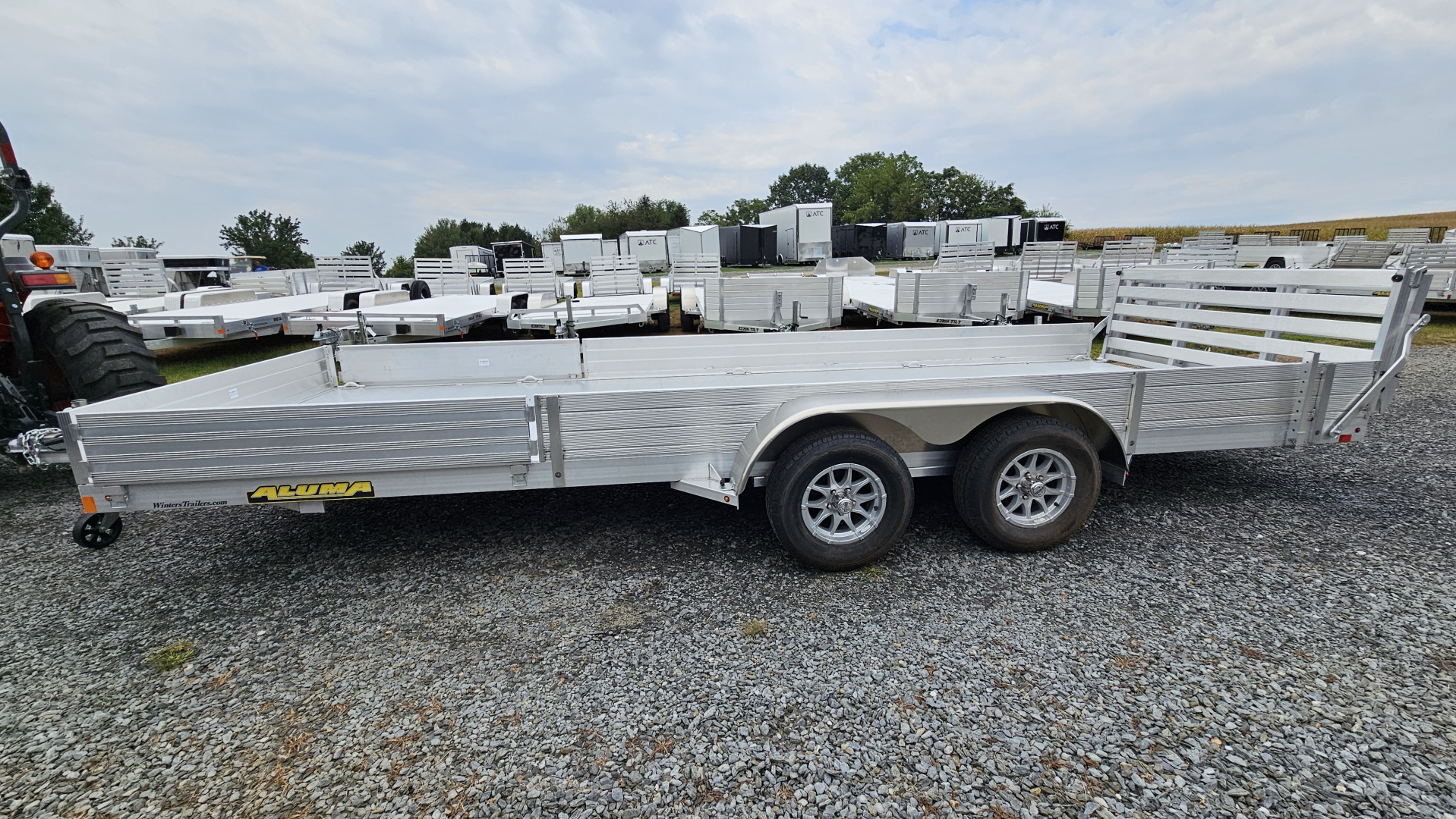 New 2026 Aluma 81X20TA ATV Trailer