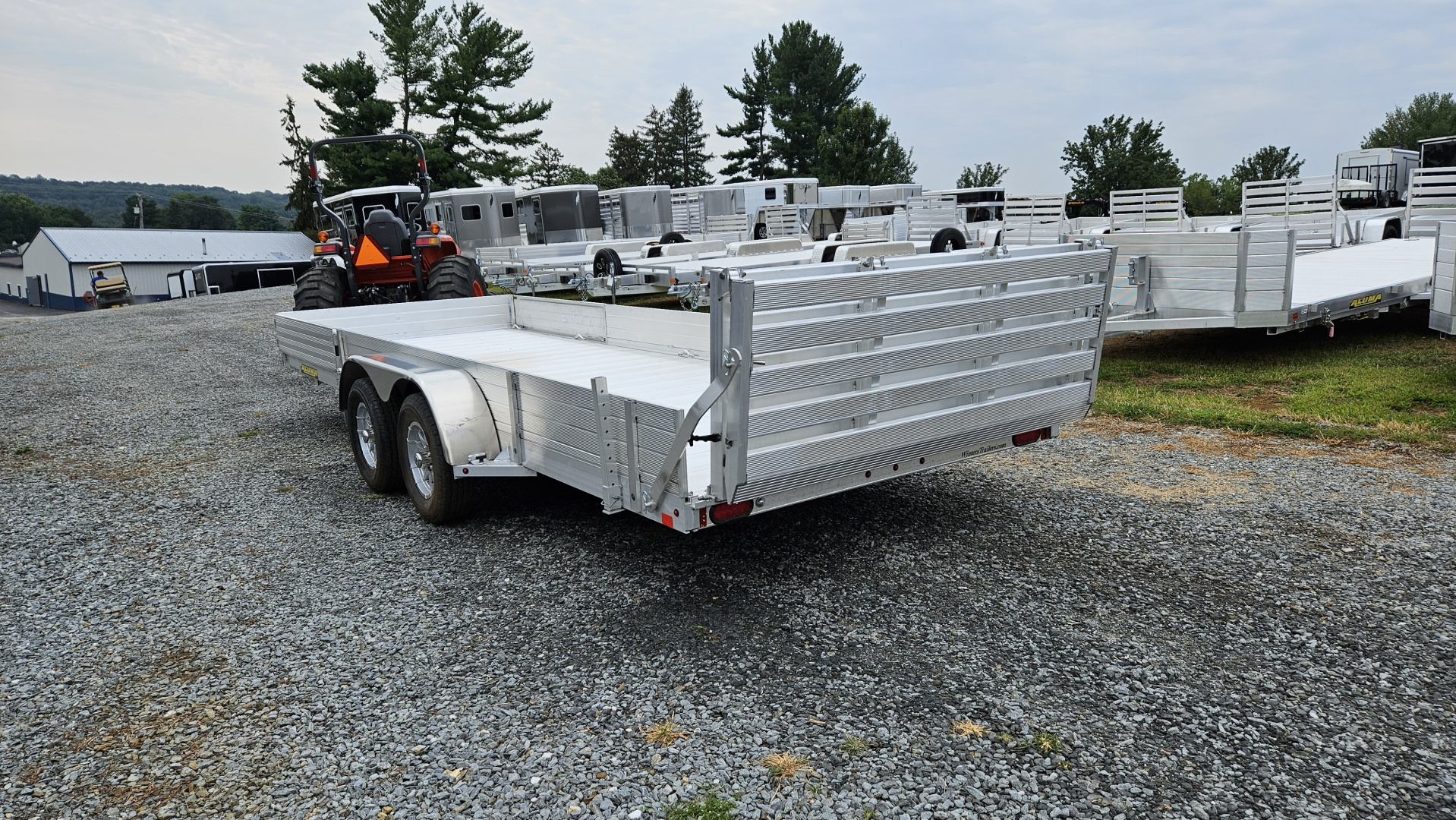 New 2026 Aluma 81X20TA ATV Trailer