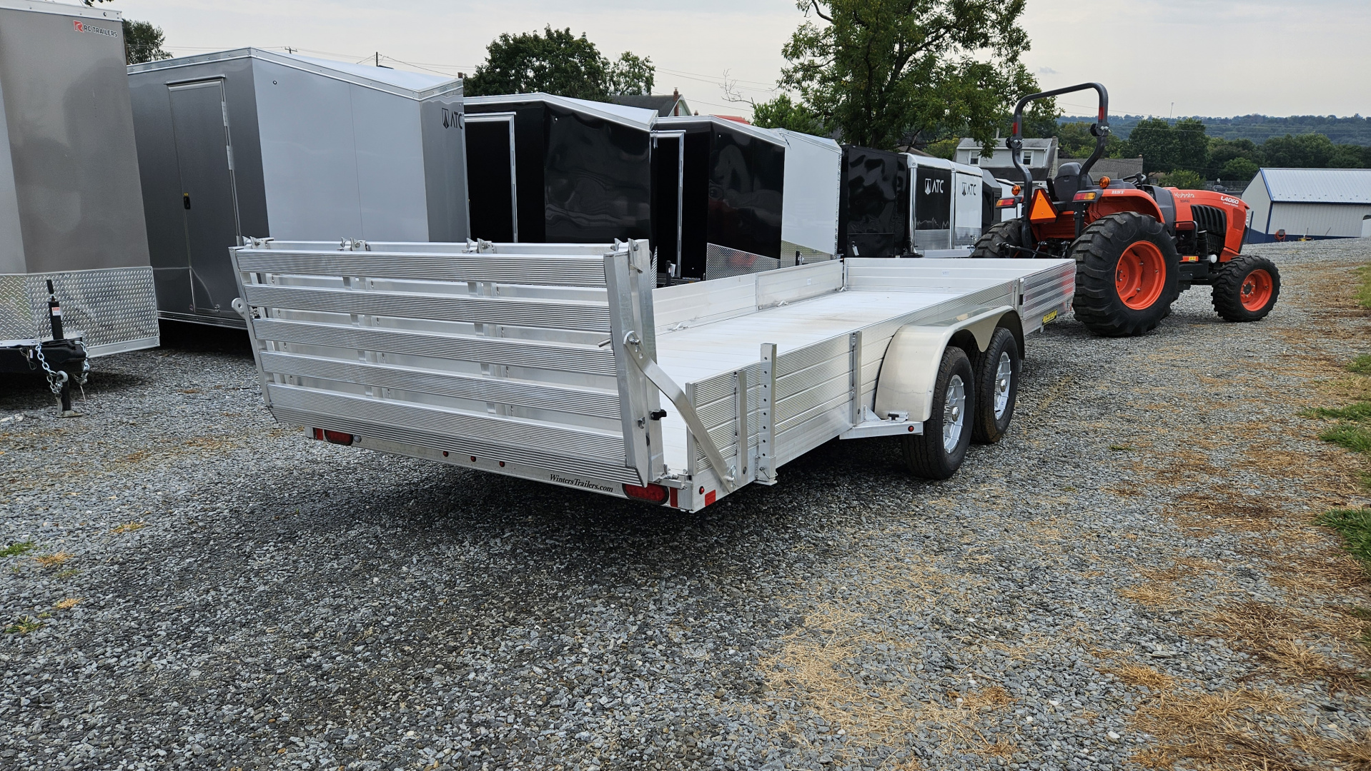 New 2026 Aluma 81X20TA ATV Trailer