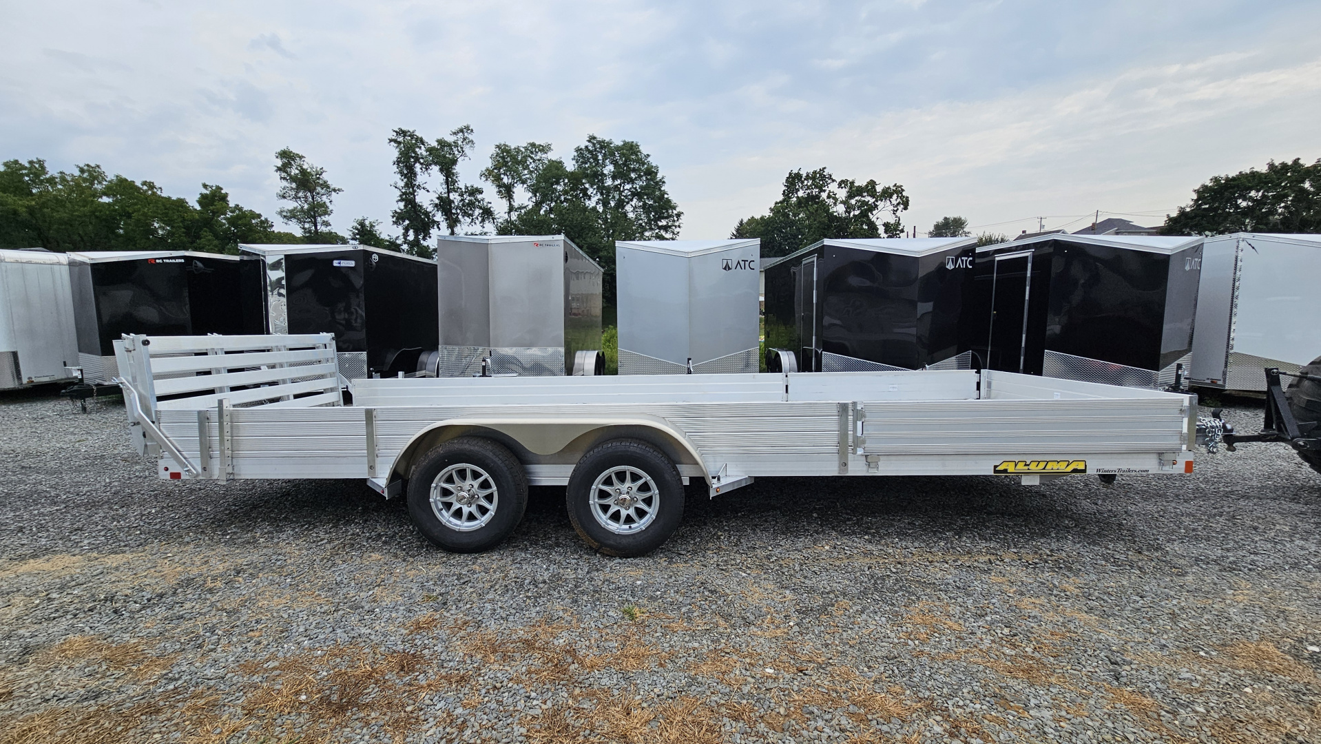 New 2026 Aluma 81X20TA ATV Trailer