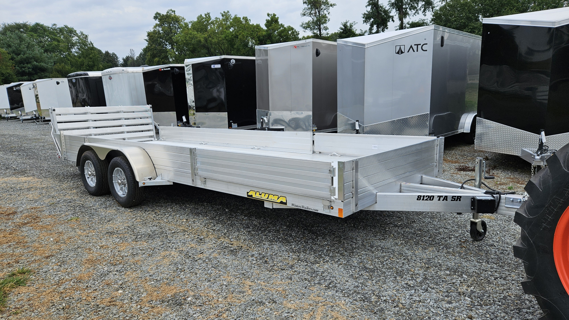 New 2026 Aluma 81X20TA ATV Trailer