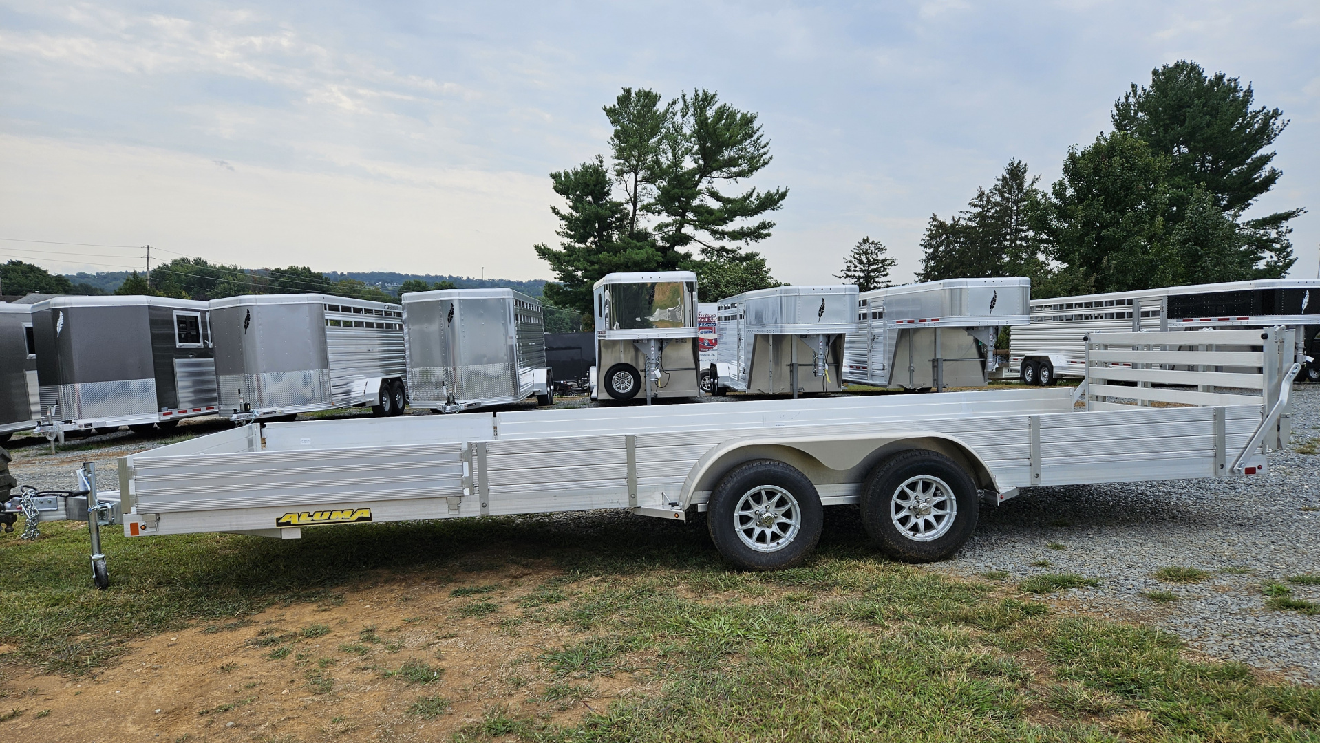 New 2026 Aluma 81X22TA ATV Trailer
