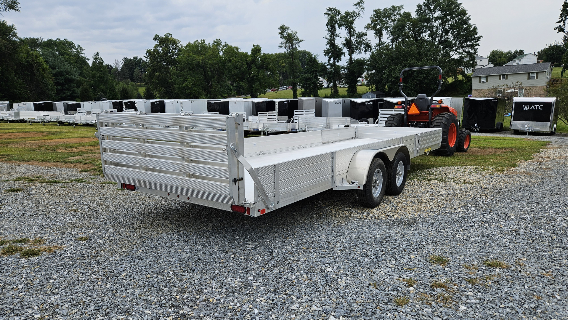 New 2026 Aluma 81X22TA ATV Trailer