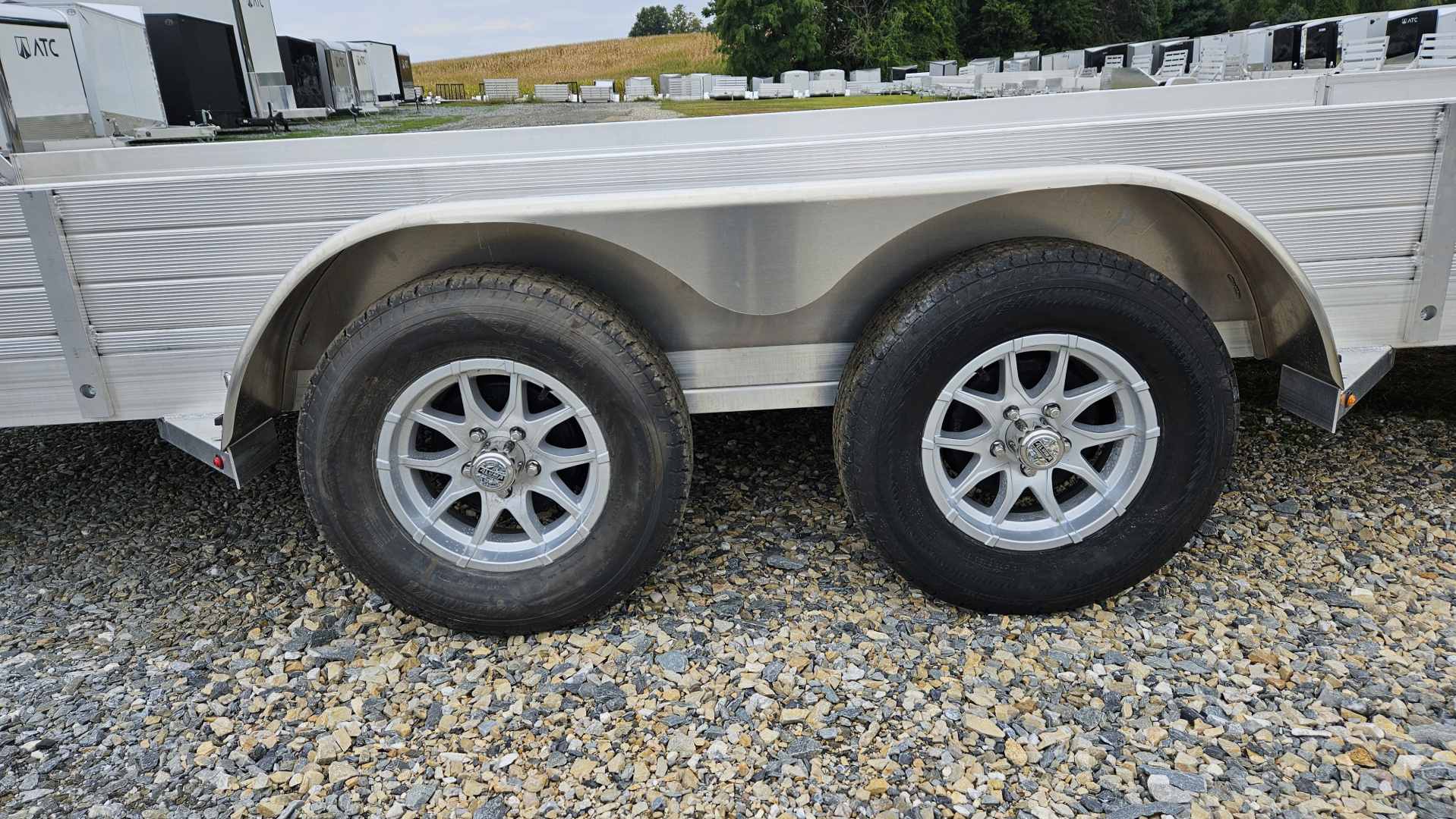 New 2026 Aluma 81X22TA ATV Trailer