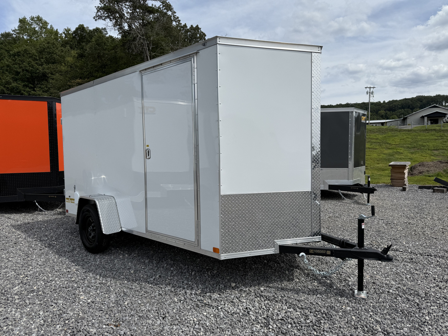 New 2025 Covered Wagon Trailers 6x12 SA .030 D/D Cargo / Enclosed Trailer