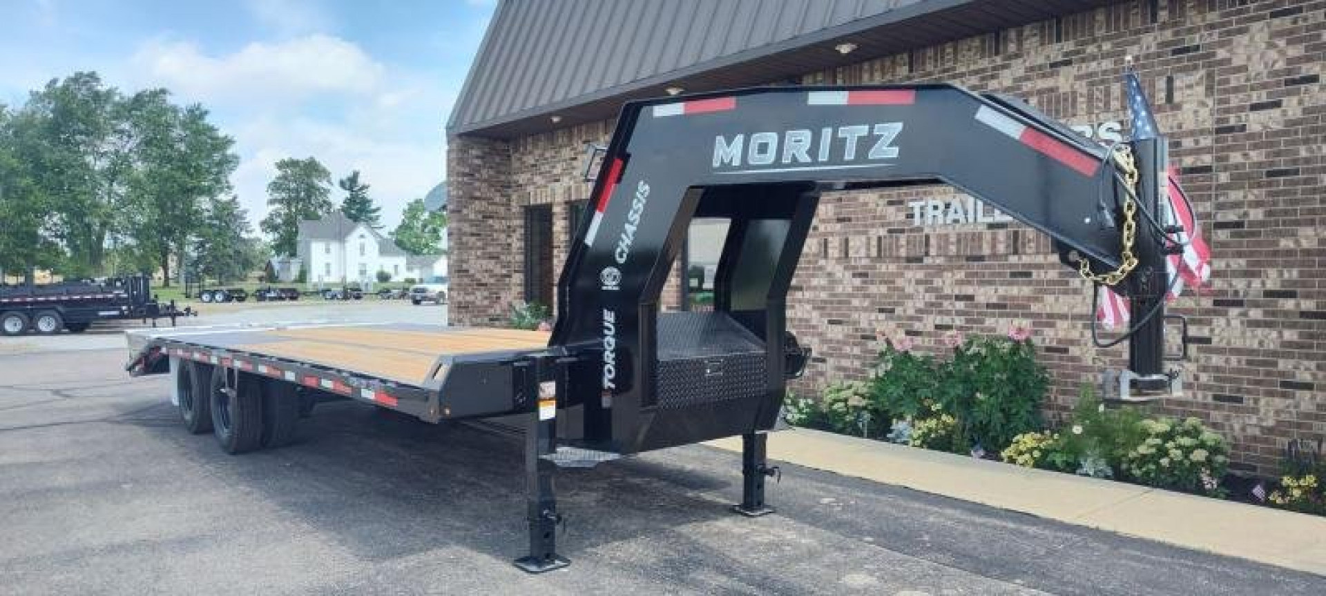 New 2025 Moritz International 20+5 20K Flatbed Trailer