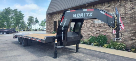 New 2025 Moritz International 20+5 20K Flatbed Trailer