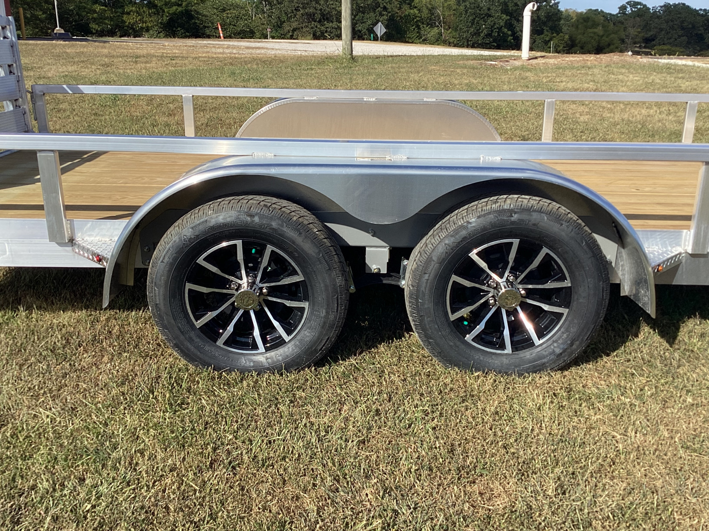 New 2026 H&H Trailers 82"x16' Aluminum Tandem Axle Utility Trailer, 7K