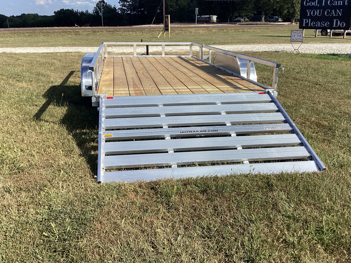 New 2026 H&H Trailers 82"x16' Aluminum Tandem Axle Utility Trailer, 7K