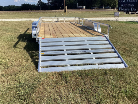 New 2026 H&H Trailers 82"x16' Aluminum Tandem Axle Utility Trailer, 7K