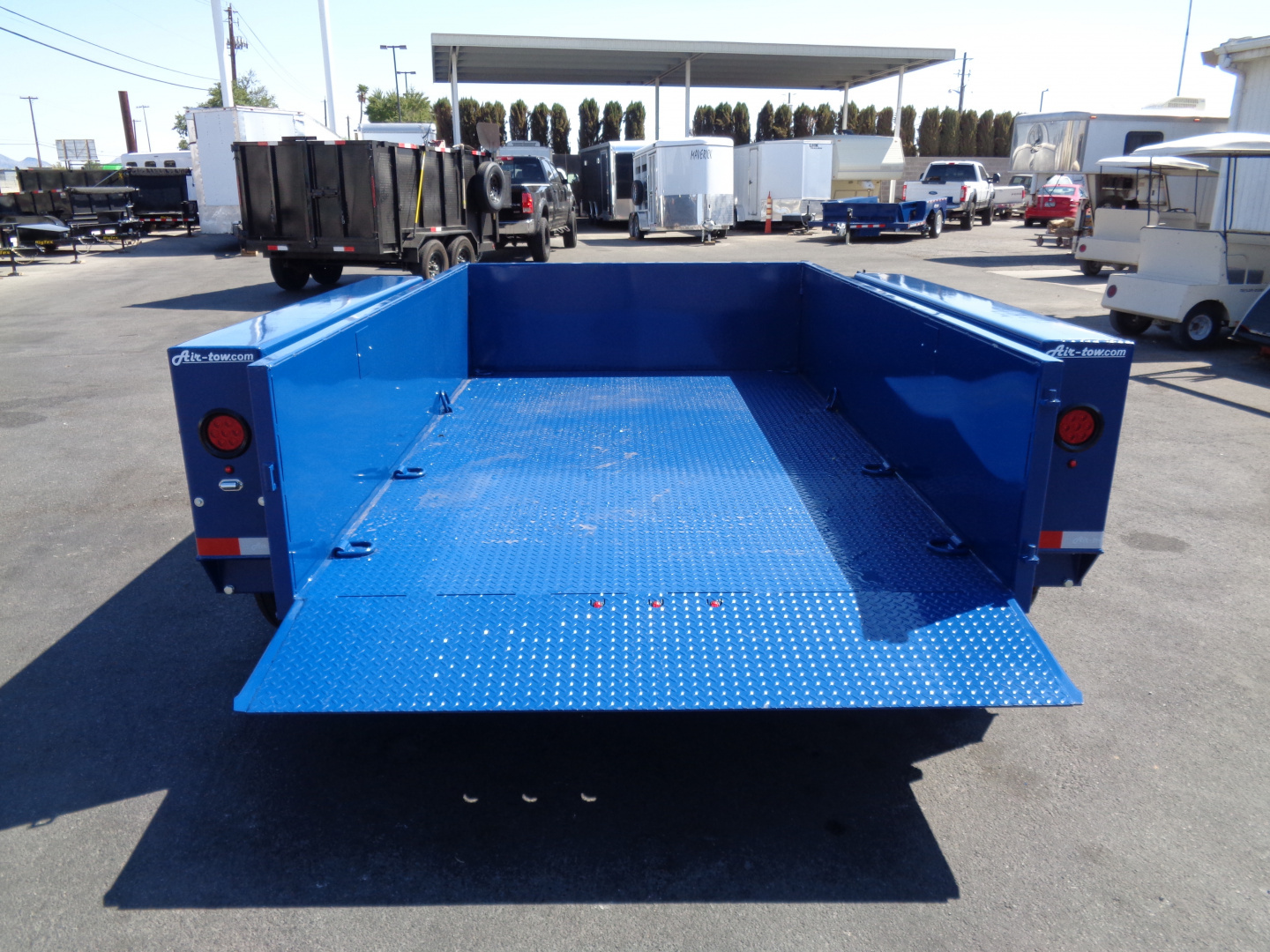 New 2025 AIR TOW * UT12-10 * 12Ft Drop Deck Equipment Trailer