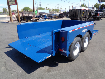 New 2025 AIR TOW * UT12-10 * 12Ft Drop Deck Equipment Trailer