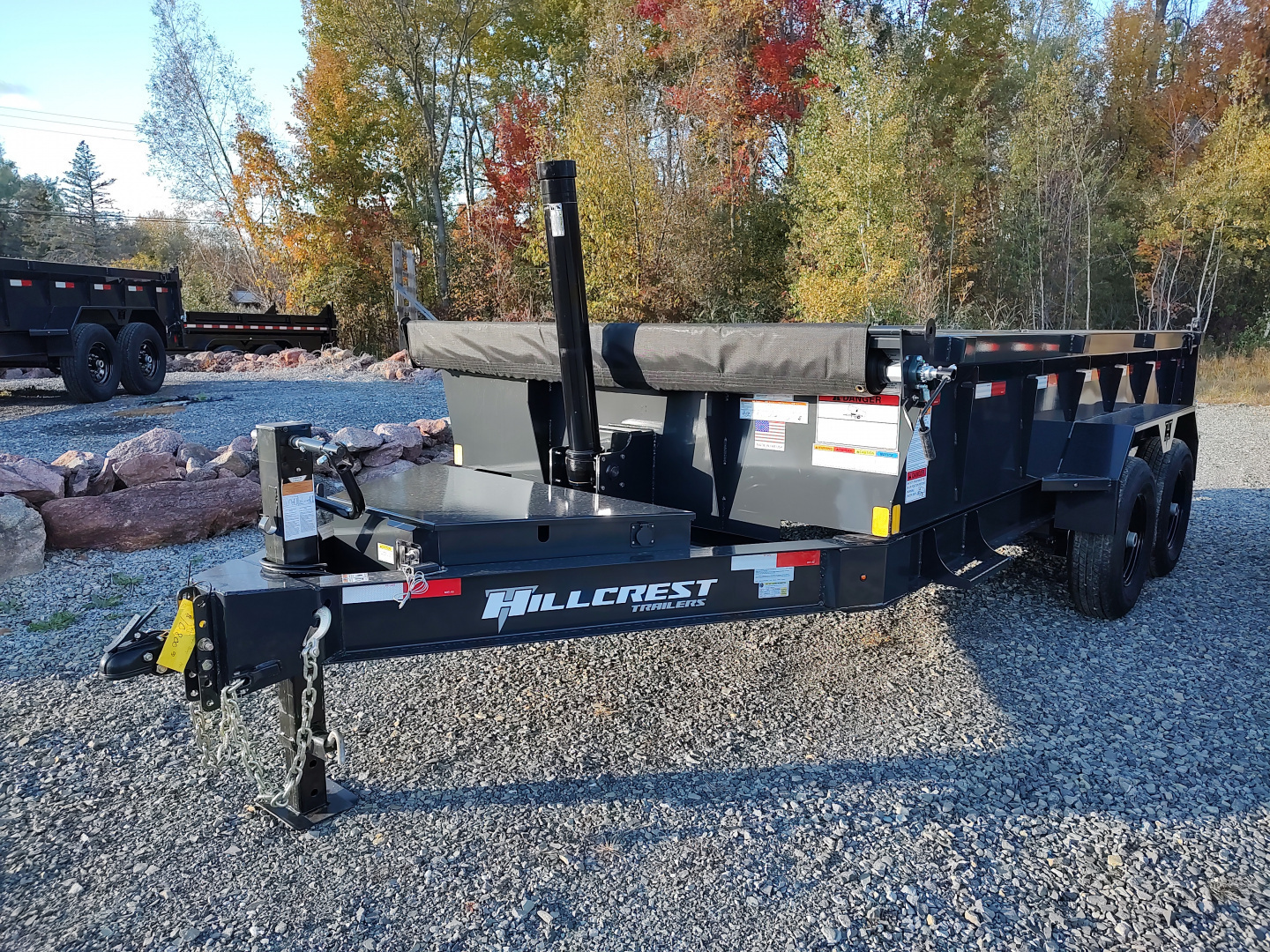 New 2026 Hillcrest Trailers 7'X14' HD 14K GVW Dump Trailer