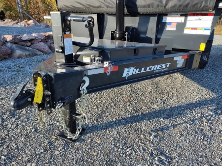 New 2026 Hillcrest Trailers 7'X14' HD 14K GVW Dump Trailer