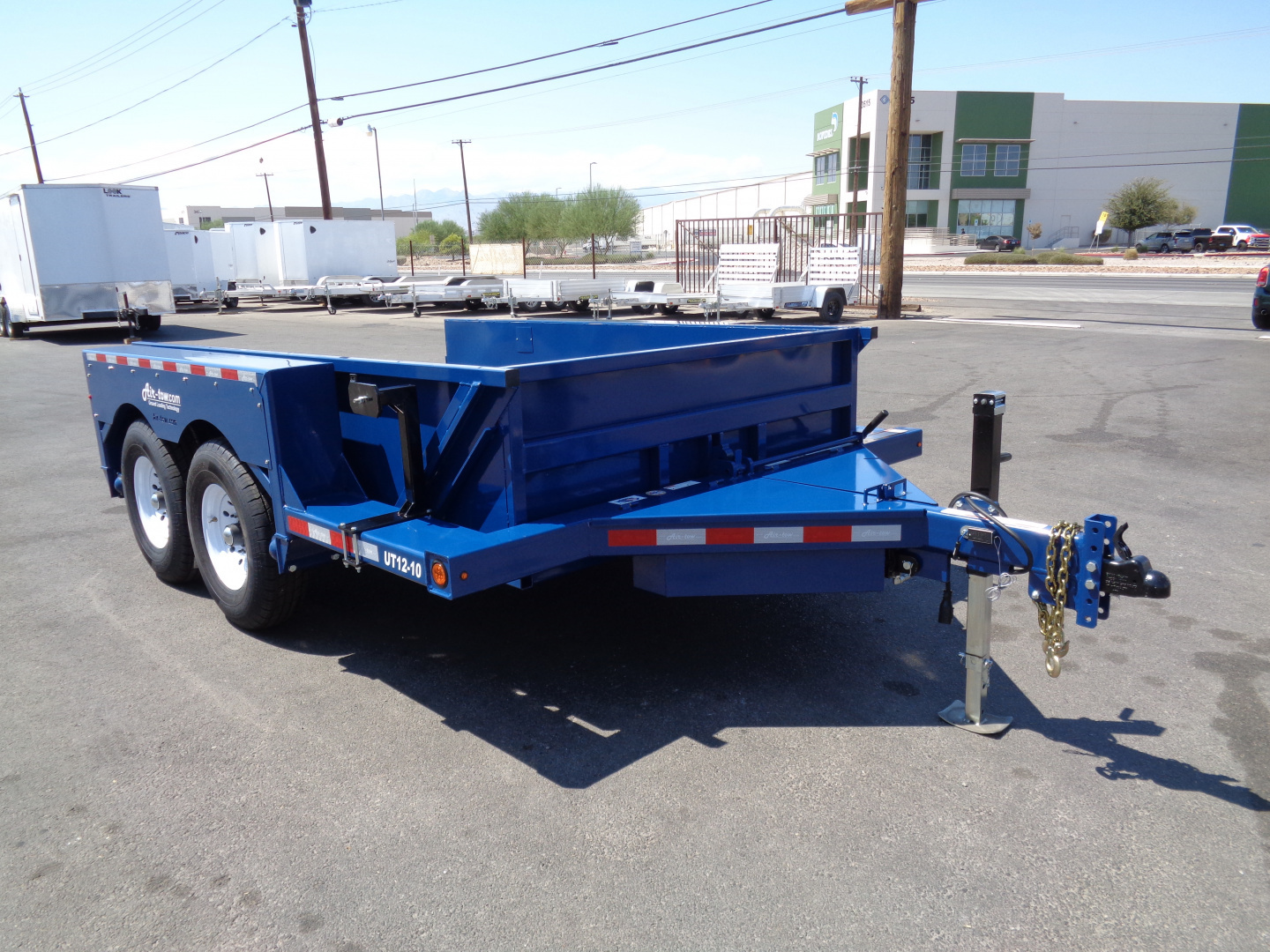 New 2025 AIR TOW * UT12-10 * 12Ft Drop Deck Equipment Trailer
