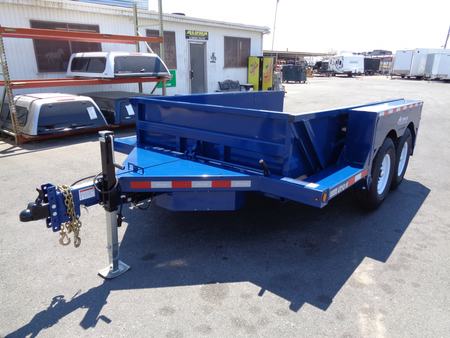 New 2025 AIR TOW * UT12-10 * 12Ft Drop Deck Equipment Trailer
