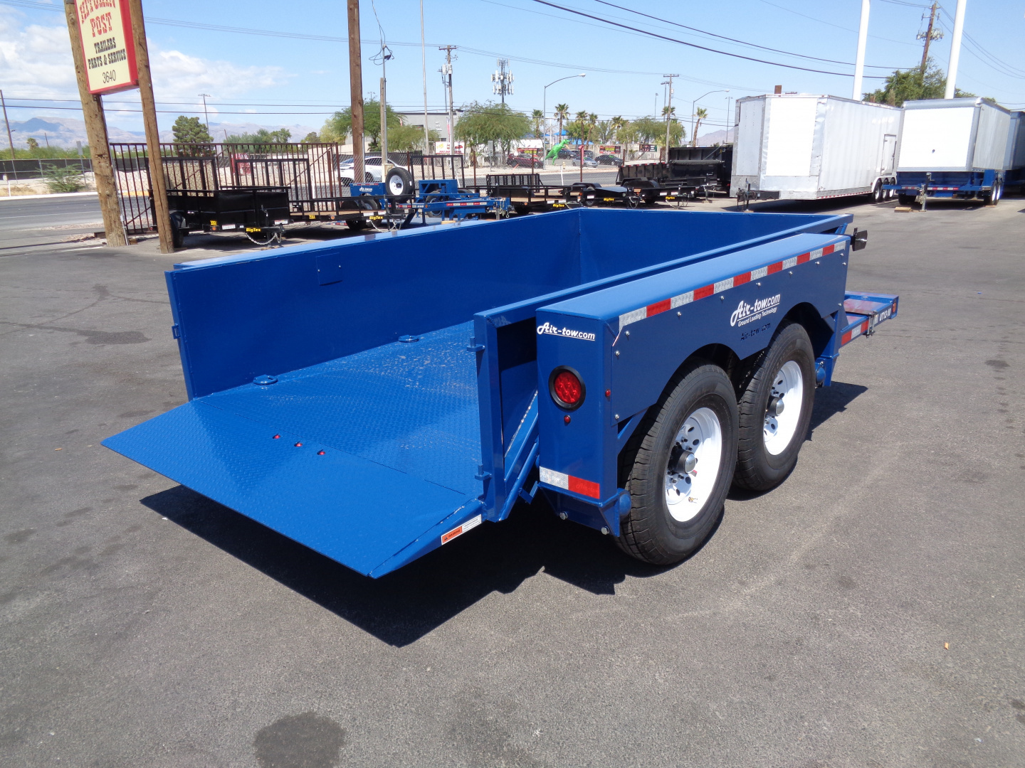 New 2025 AIR TOW * UT12-10 * 12Ft Drop Deck Equipment Trailer